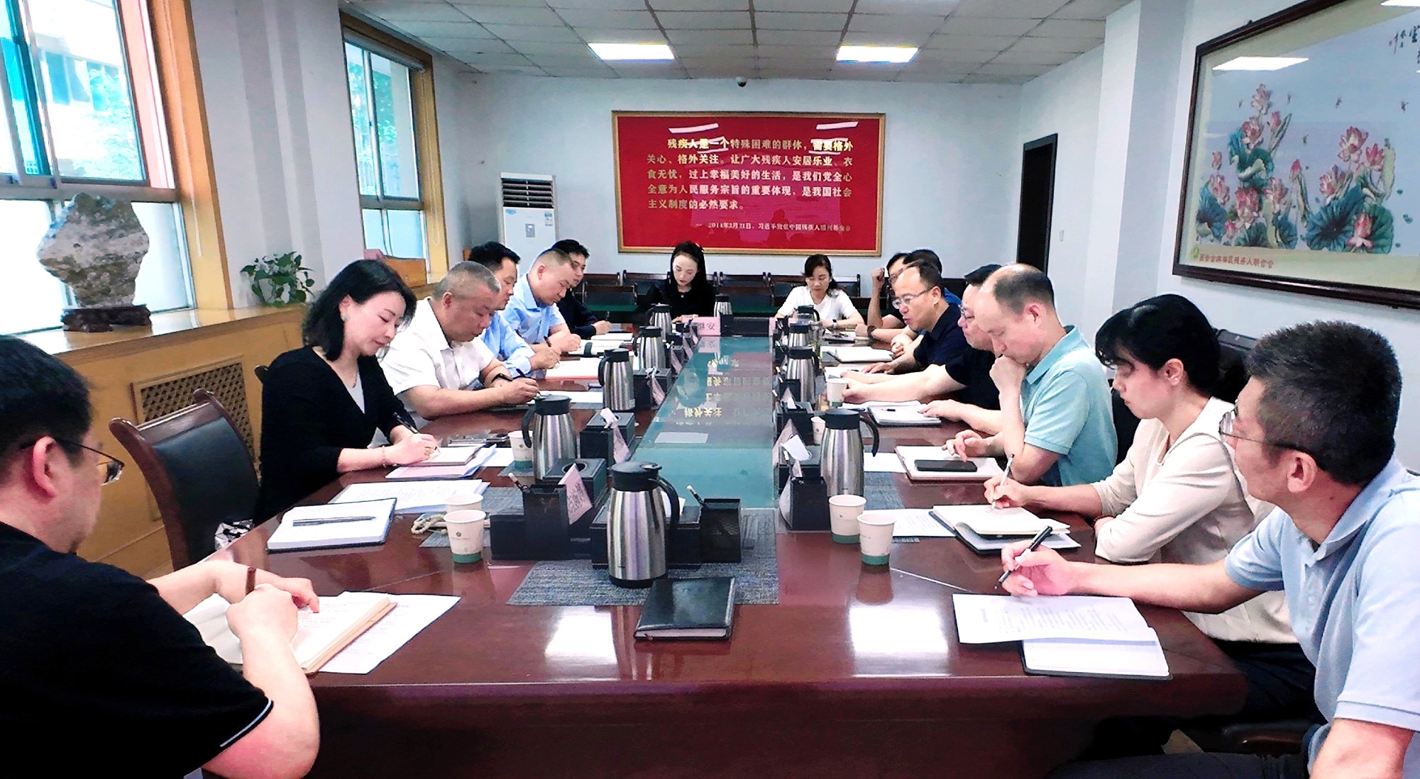 強盛一行赴西安市殘疾人聯(lián)合會開展專題調研——共商殘疾人康復養(yǎng)老事業(yè)發(fā)展，探索科技助殘服務新模式